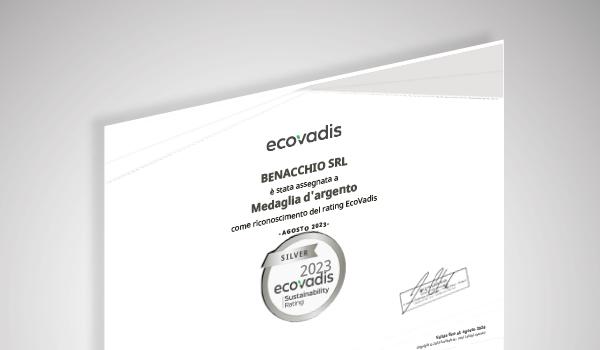 Benacchio | certificazione ecovadis